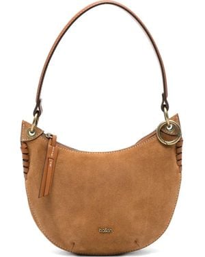 Ba&sh Suede Shoulder Bag - Brown
