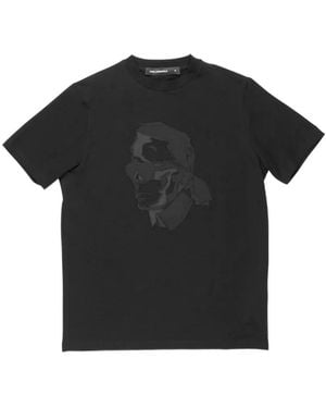 KARL LAGERFELD Ikonik Patch T-Shirt - Black