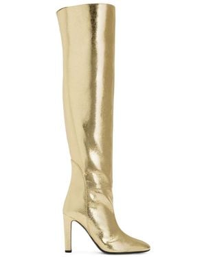 Giuseppe Zanotti Botas altas Hattie con tacón de 105 mm - Metálico