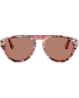 Persol Pilot-Frame Sunglasses - Pink