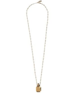 Chloé Collar Con Colgante De Botella - Blanco