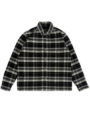 Chrome Hearts Work Dog Quilted Shirt Jacket - Black