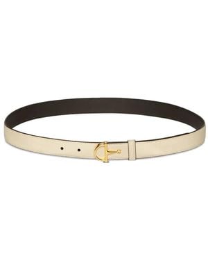 Gucci ホースビット バックル ベルト - ホワイト