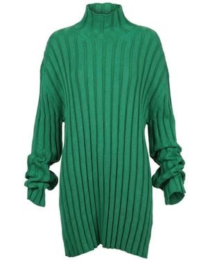 Valentino Garavani Ribbed Turtleneck Jumper - Green
