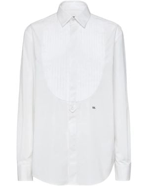 DSquared² Elegant Tuxedo Shirt For - White