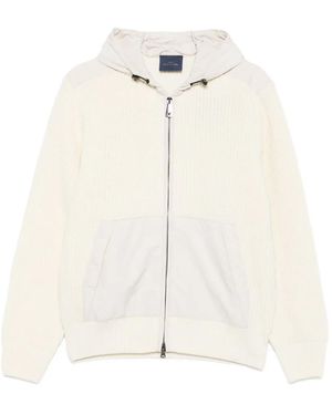 Paul & Shark Re 130 High Density Re Wool Hoodie - White