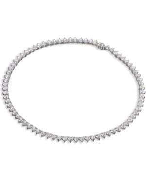 Anabela Chan Collar Eternity Heart En Oro Blanco De 18 Ct Con Diamantes