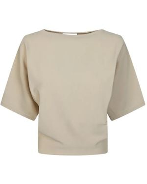 Alpha Studio Short-Sleeve Top - Natural