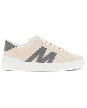 Moncler Sneakers Met Vlakken - Wit