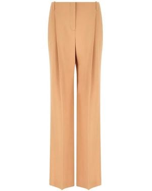 Ermanno Scervino Pressed-Crease Palazzo Trousers - White