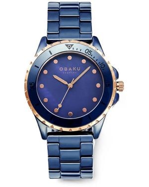 Obaku Montre Urt Lille Mm - Blue