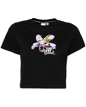 A Bathing Ape Graphic Print T-Shirt - Black