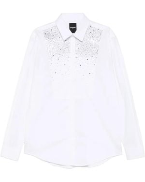 Patrizia Pepe Verziertes Hemd - Weiß