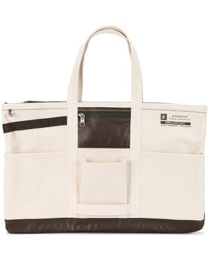 AS2OV Alberton Canvas Tote Bag - Natural