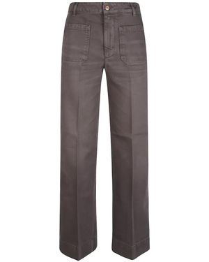 Victoria Beckham Wide-Leg Jeans - Grey