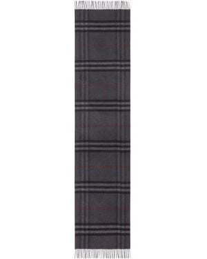 Burberry Bufanda reversible a cuadros - Gris