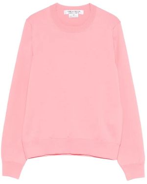 Comme des Garçons Crewneck Sweater - Pink
