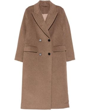 The Curated Collection Manteau À Boutonnière Croisée - Marron