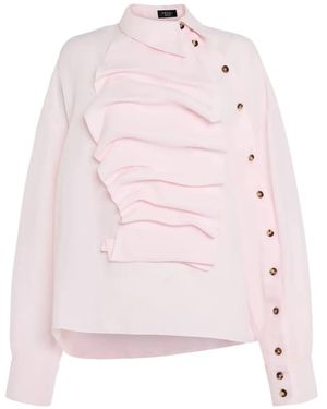 A.W.A.K.E. MODE Blusa Con Detalle De Botones - Rosa