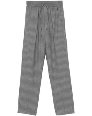 Isabel Marant Charcoal Pinstripe Liska Trousers - Grey