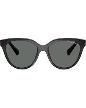 ARMANI EXCHANGE Cat-Eye Logo Sunglasses - Grey