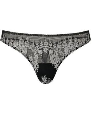 Twinset Tanga con tira en G - Gris
