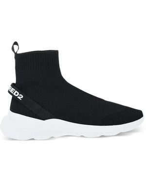 DSquared² Fly Sneakers Mit Logo - Schwarz