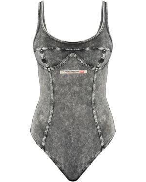 DIESEL Body Ufby Denim - Grigio