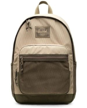 Herschel Supply Co. Kaine 28L Logo-Patch Mesh-Pocket Backpack - Green