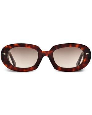 Ahlem Gafas De Sol Lombards Con Montura Oval - Marrón