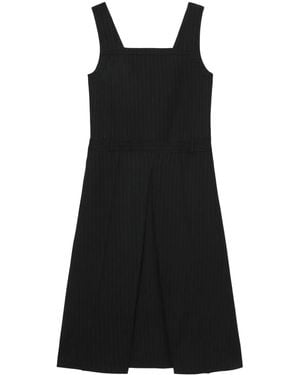 Low Classic Striped Dress - Black