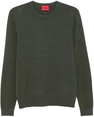 HUGO Round-Neck Sweatshirt - Green