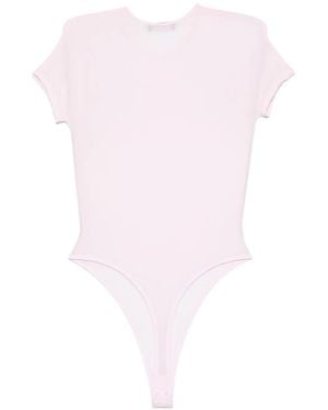Wardrobe NYC Jersey Bodysuit - Pink