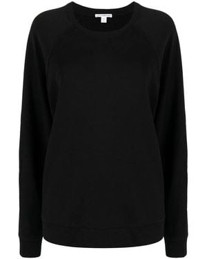 James Perse Felpa Terry Con Vestibilità Morbida - Nero