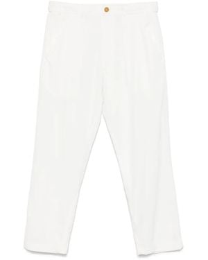 Comme des Garçons Pantaloni Con Vita Regolabile - Bianco