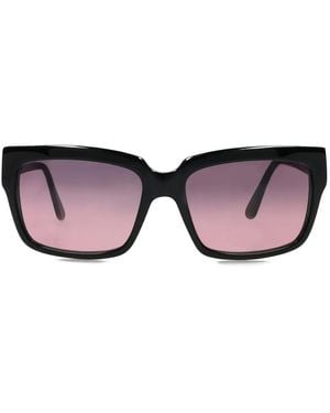 Lgr Gafas de sol Durban con montura rectangular - Negro