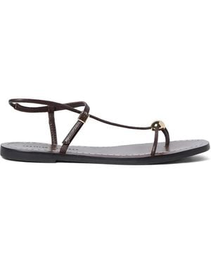 Loeffler Randall Lara Ornamented Strappy Sandals - White
