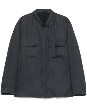 Lardini Esansel シャツジャケット - ブラック