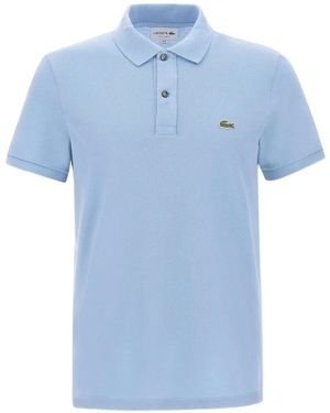 Lacoste リブカラー ポロシャツ - ブルー