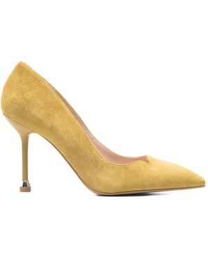 Liu Jo Suede Court Shoes - Metallic