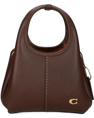 COACH 19 Lana Leather Tote Bag - Brown
