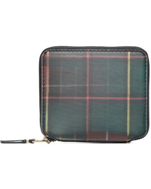 Comme des Garçons Lenticular Tartan Wallet Accessories - Grey