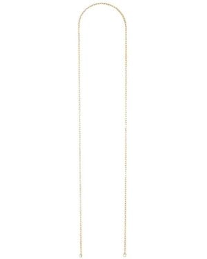 Judith Leiber Lobster-Claw Chain Bag Strap - White