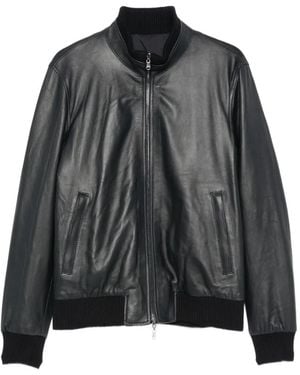 Arte' Veste À Bords Côtelés - Noir
