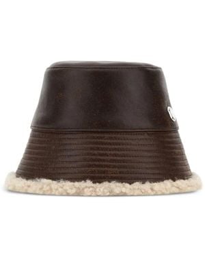 Stella McCartney Logo-Plaque Bucket Hat - Brown