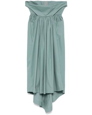 Rick Owens Asymmetric Midi Dress - Green