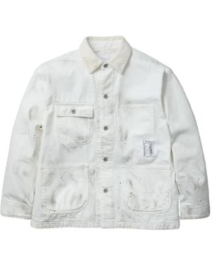 Neighborhood Jack Met Ribfluwelen Kraag - Wit