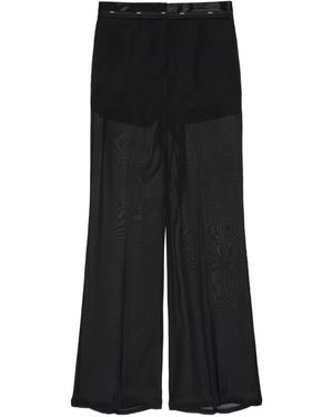 MSGM Logo-Detail Trousers - Black