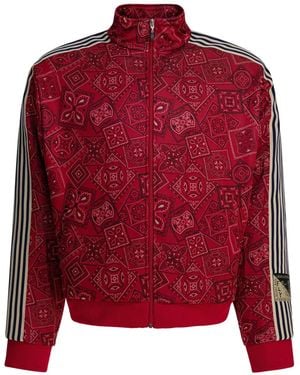 Kapital Paisley-Pattern Track Jacket - Red