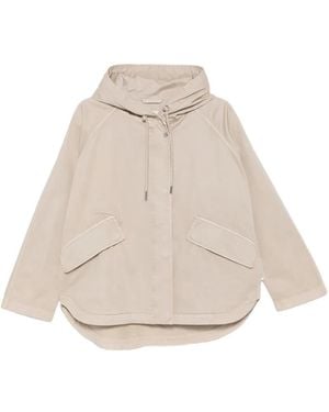 Marc O' Polo Hooded Raglan-Sleeve Jacket - Natural